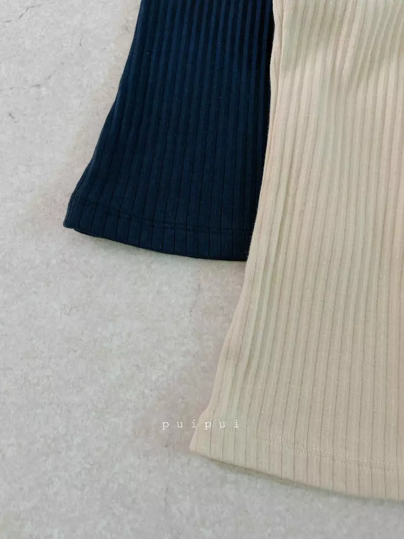 Puipui - Korean Children Fashion - #discoveringself - Latte Rib Pants - 12