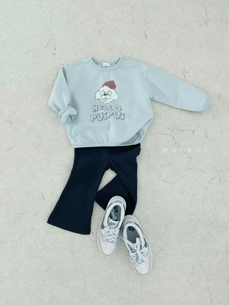 Puipui - Korean Children Fashion - #littlefashionista - Latte Rib Pants - 2