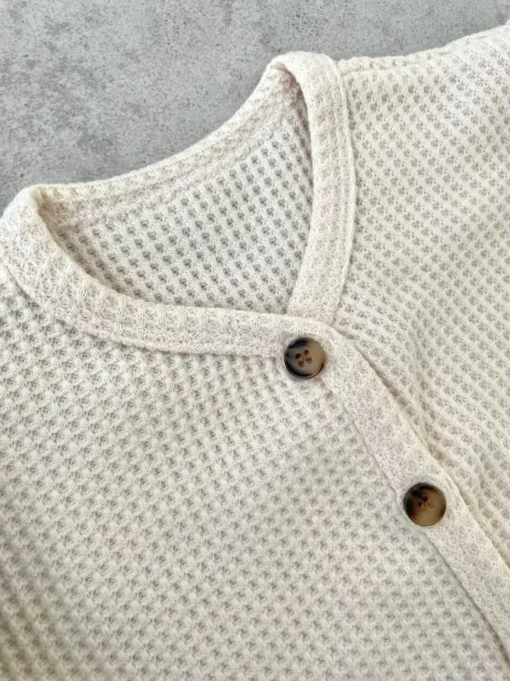 Reve Kid - Korean Baby Fashion - #babyboutique - Waffle Cardigan - 5
