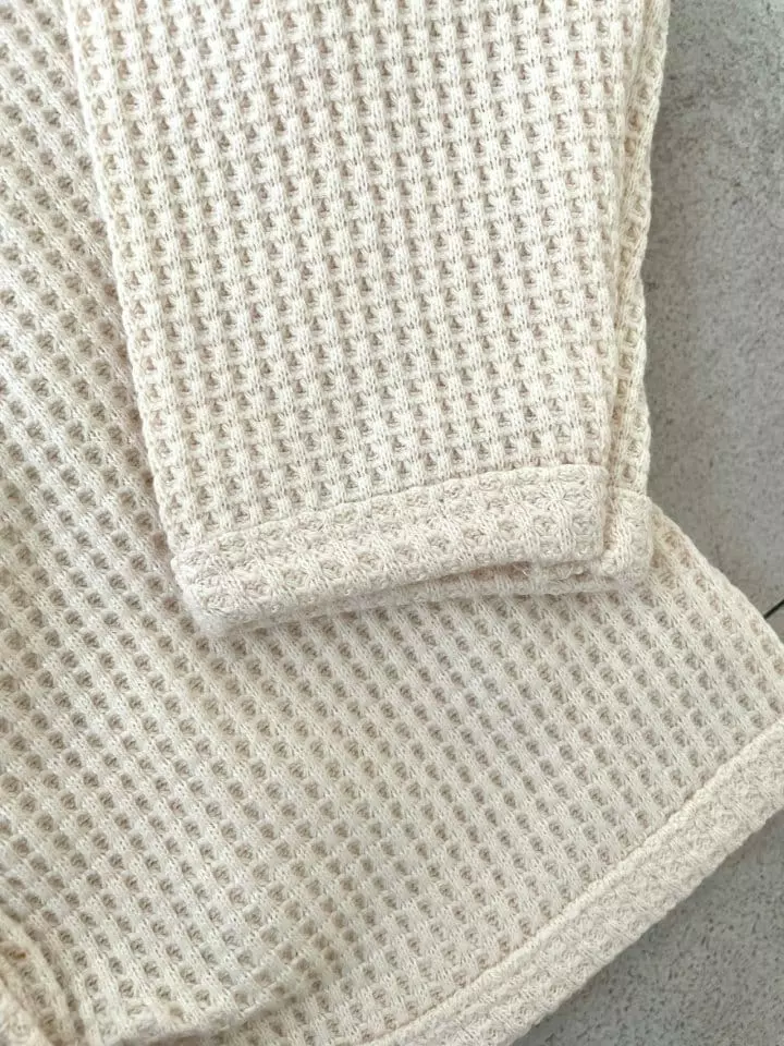 Reve Kid - Korean Baby Fashion - #babyboutiqueclothing - Waffle Cardigan - 6