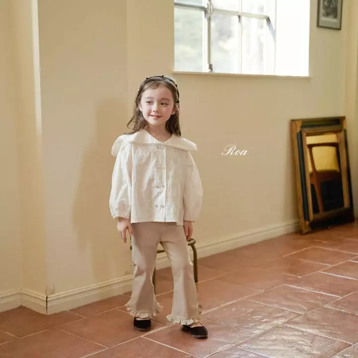 Roa - Korean Children Fashion - #Kfashion4kids - Mocha Burn Blouse - 5