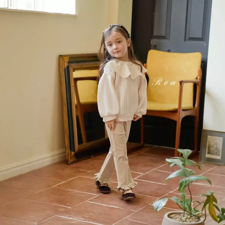 Roa - Korean Children Fashion - #childrensboutique - Embroidery Sweatshirt - 5