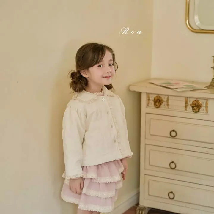 Roa - Korean Children Fashion - #kidsshorts - Frill Jacket - 10