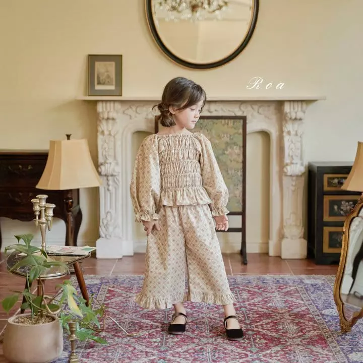 Roa - Korean Children Fashion - #kidsshorts - Bruxelles Top Bottom Set