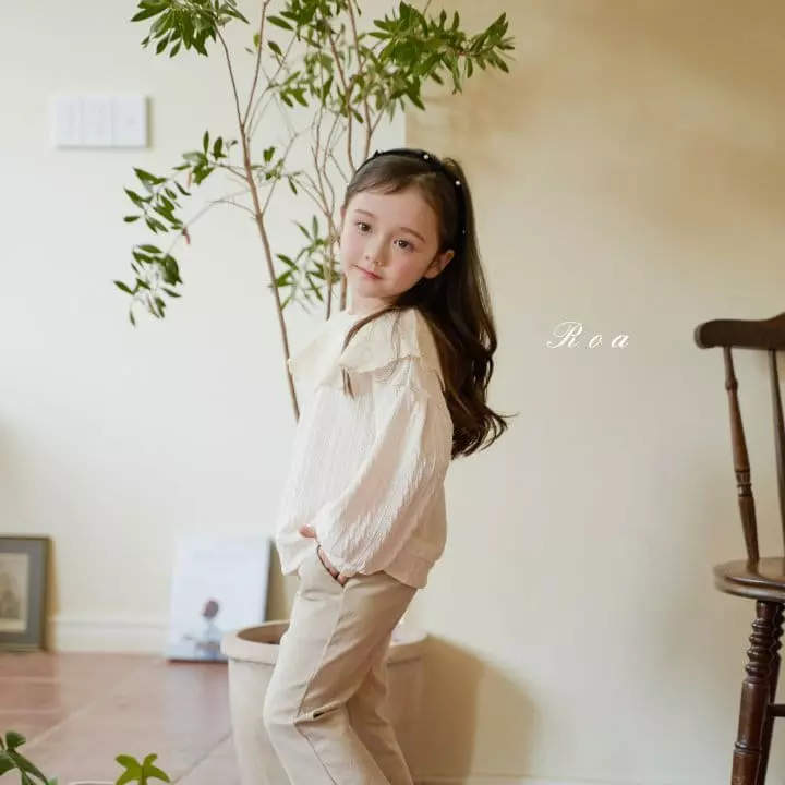 Roa - Korean Children Fashion - #stylishchildhood - Embroidery Sweatshirt - 3