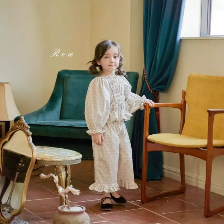Roa - Korean Children Fashion - #todddlerfashion - Bruxelles Top Bottom Set - 9