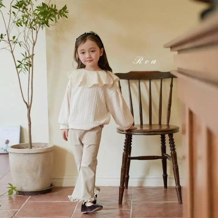 Roa - Korean Children Fashion - #toddlerclothing - Embroidery Sweatshirt - 2