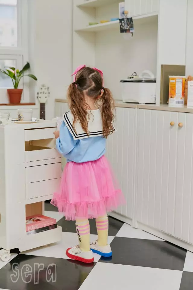 Sera - Korean Children Fashion - #childofig - Sailot Tape Sweatshirt - 4