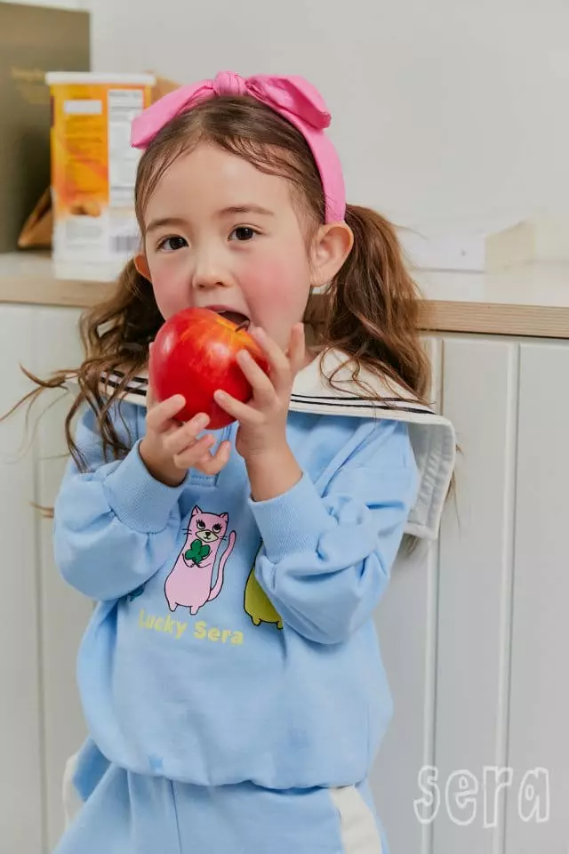 Sera - Korean Children Fashion - #kidsshorts - Sailot Tape Sweatshirt - 8