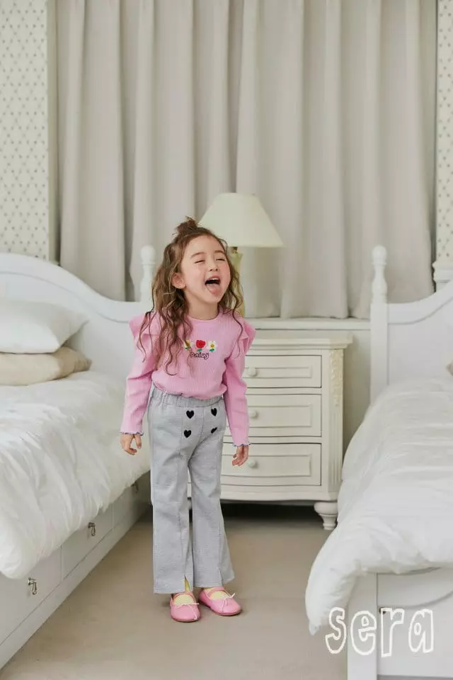 Sera - Korean Children Fashion - #kidsstore - Sailor Heart Pants - 3