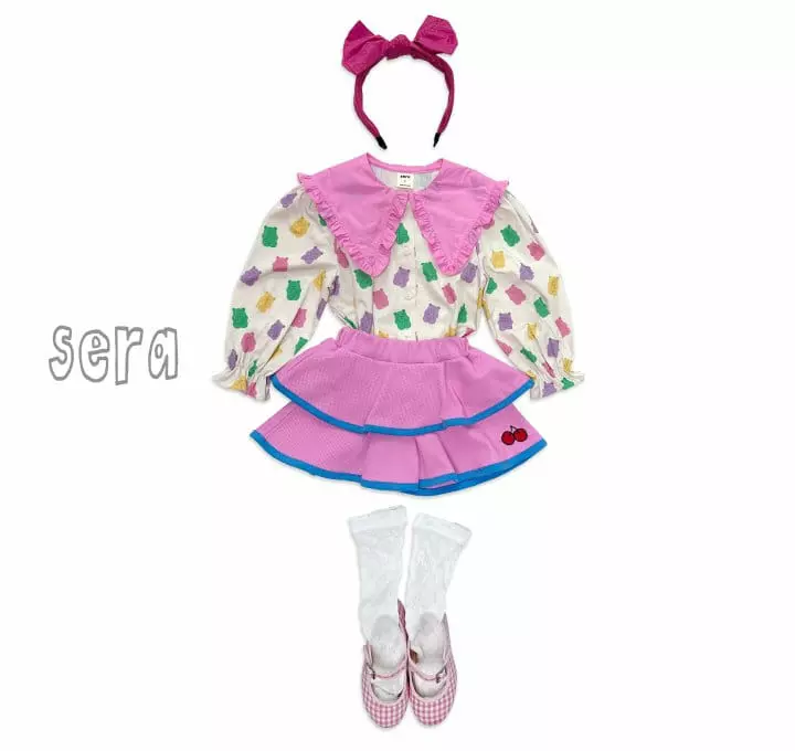 Sera - Korean Children Fashion - #minifashionista - Bear Blouse - 8