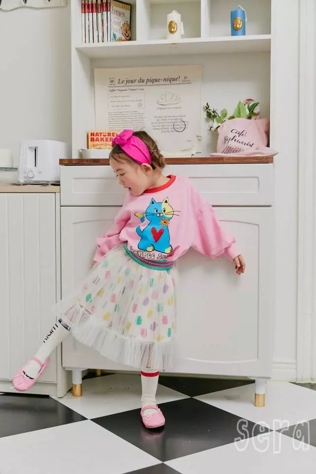 Sera - Korean Children Fashion - #todddlerfashion - Kitty Sweatshirt - 9