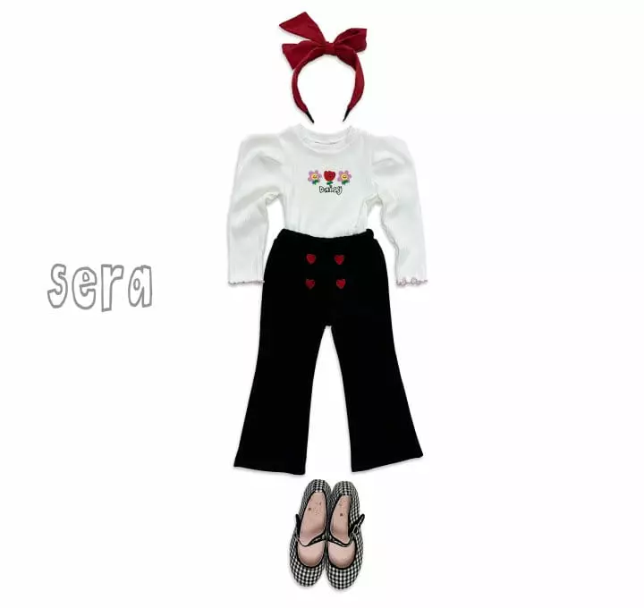 Sera - Korean Children Fashion - #toddlerclothing - Sailor Heart Pants - 11