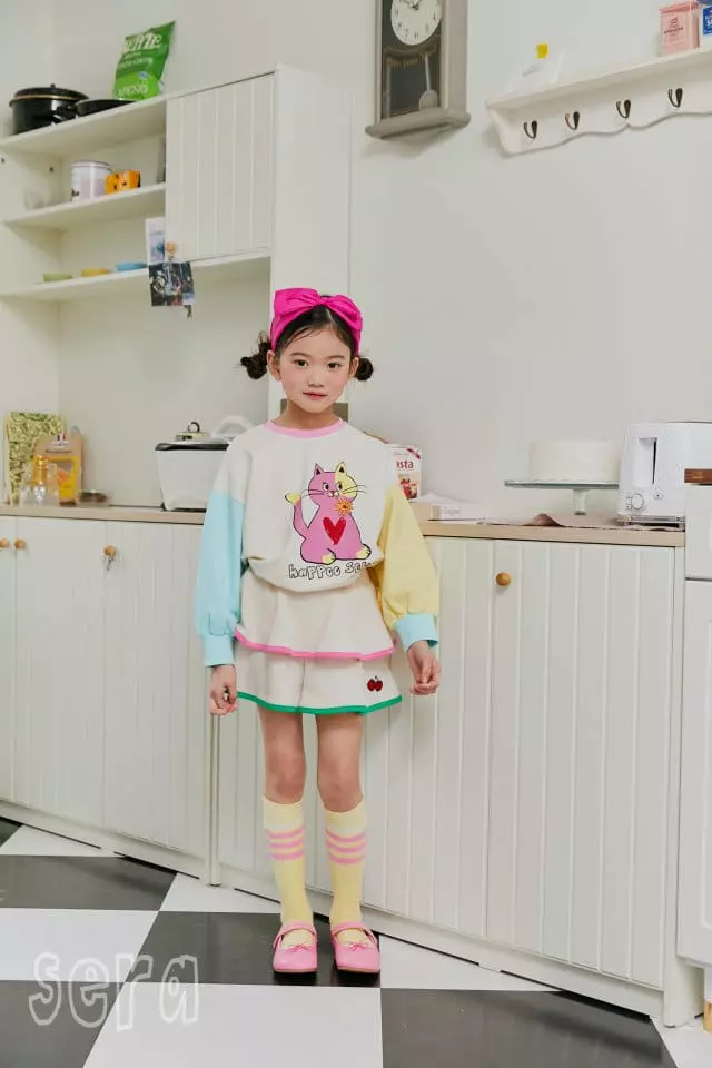 Sera - Korean Children Fashion - #toddlerclothing - Kitty Sweatshirt - 10