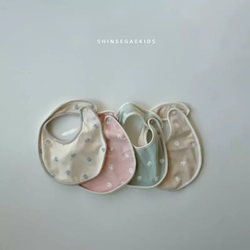 Shinseage Kids - Korean Baby Fashion - #babyoutfit - Mini Bear Bib