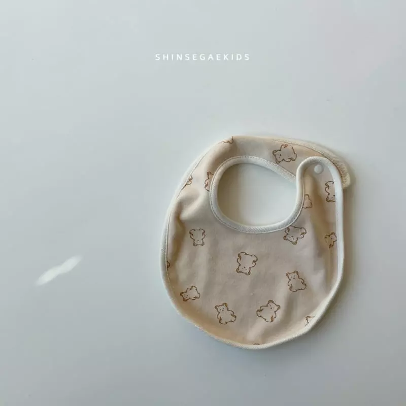 Shinseage Kids - Korean Baby Fashion - #smilingbaby - Bear Bib - 5