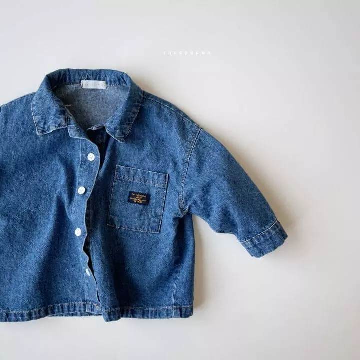 Shinseage Kids - Korean Children Fashion - #childofig - Denim Shirt - 3