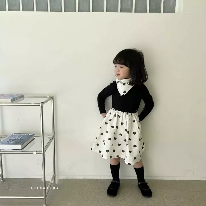 Shinseage Kids - Korean Children Fashion - #designkidswear - Heart Scarf 40*40 - 3