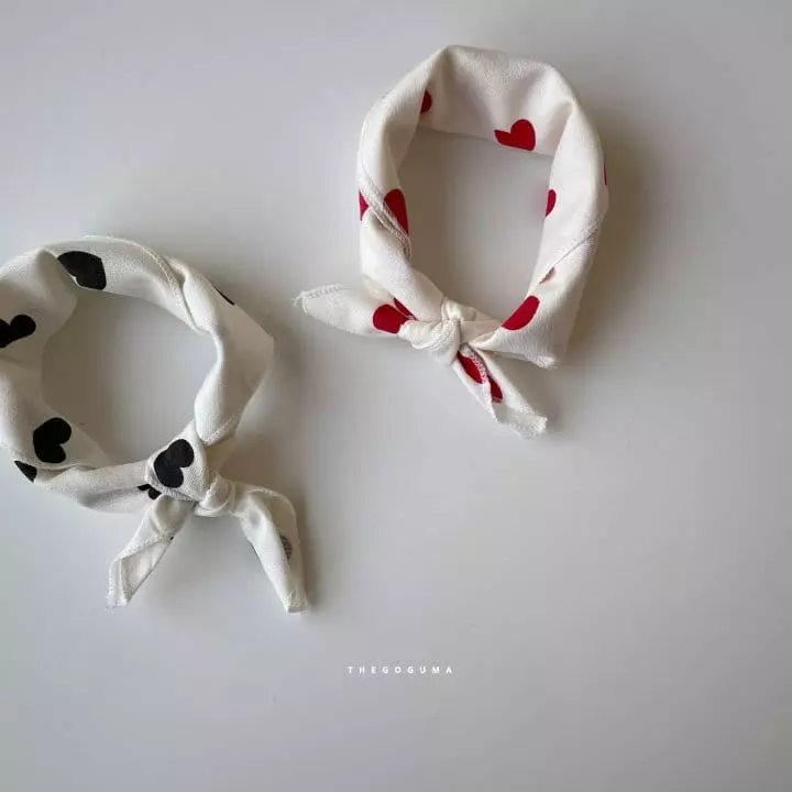 Shinseage Kids - Korean Children Fashion - #discoveringself - Heart One-piece Scarf Set - 3