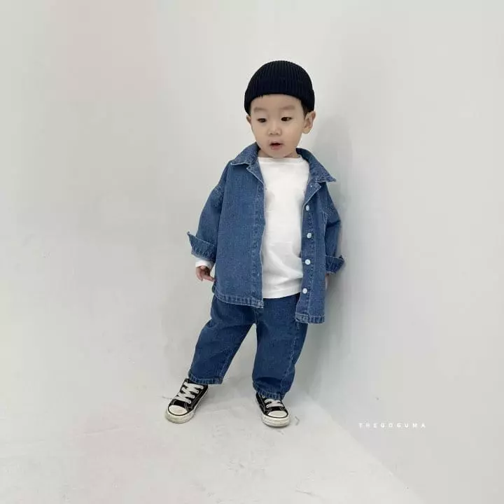 Shinseage Kids - Korean Children Fashion - #kidsshorts - Stone Jeans - 11