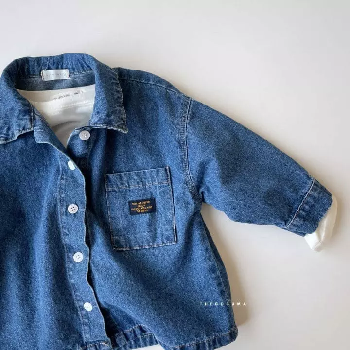Shinseage Kids - Korean Children Fashion - #kidsstore - Denim Shirt - 9
