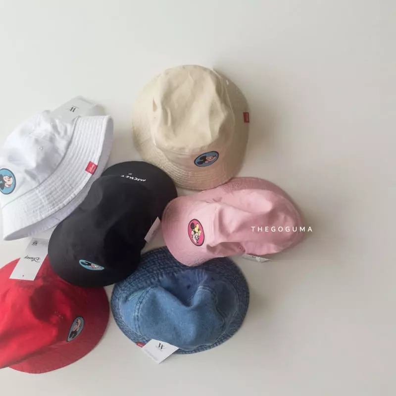Shinseage Kids - Korean Children Fashion - #minifashionista - Mickey Maru Bucket Hat - 4