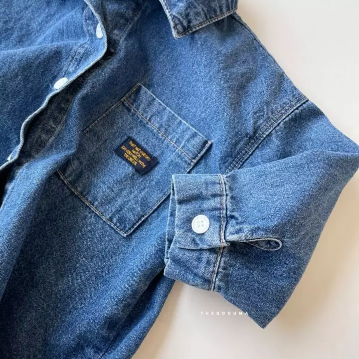 Shinseage Kids - Korean Children Fashion - #stylishchildhood - Denim Shirt - 2