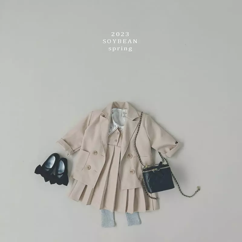 Soybean - Korean Children Fashion - #Kfashion4kids - School Double Jacket