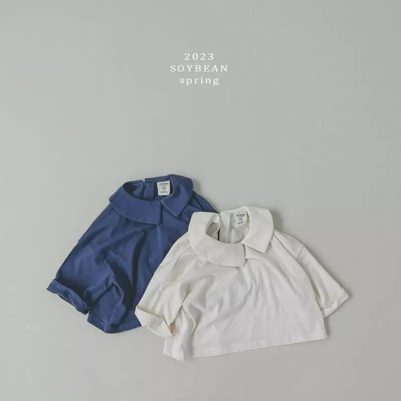 Soybean - Korean Children Fashion - #childofig - Petit Collar Box Tee - 5