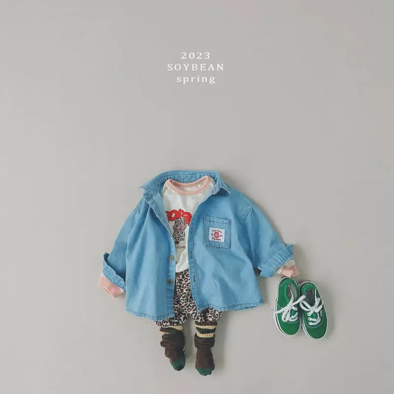 Soybean - Korean Children Fashion - #stylishchildhood - Everywhere Denim Shirt - 4