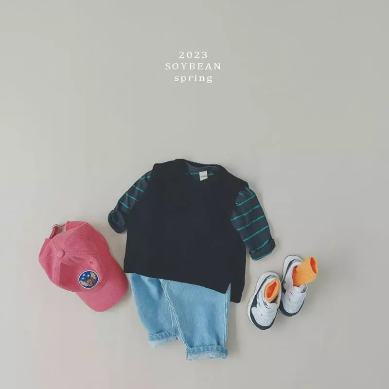 Soybean - Korean Children Fashion - #childofig - Daily Basic Jeans - 2