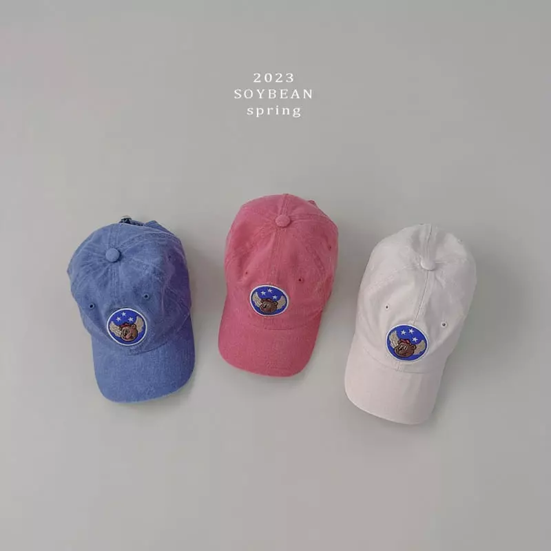 Soybean - Korean Children Fashion - #childofig - RR Bear Ball Cap - 11