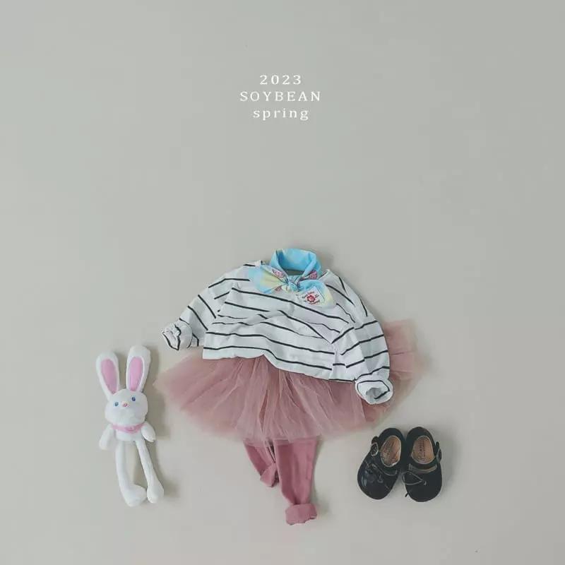 Soybean - Korean Children Fashion - #childrensboutique - Stripes Loose Tee - 2