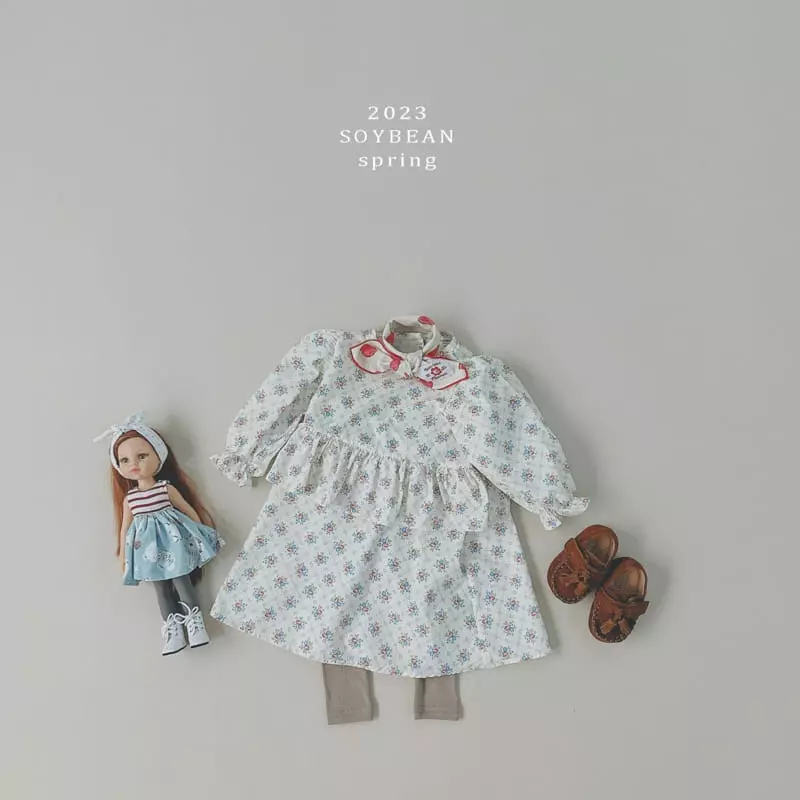 Soybean - Korean Children Fashion - #designkidswear - French Frill One-piece - 3
