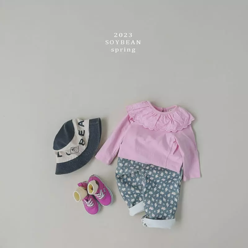 Soybean - Korean Children Fashion - #discoveringself - Frill Collar Tee - 5