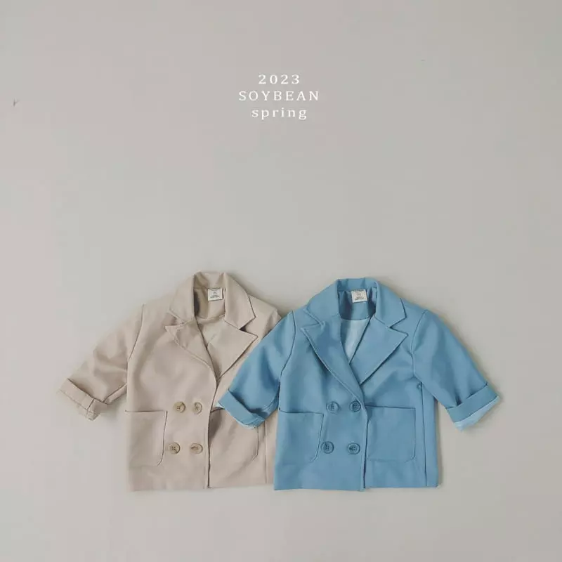 Soybean - Korean Children Fashion - #discoveringself - School Double Jacket - 10
