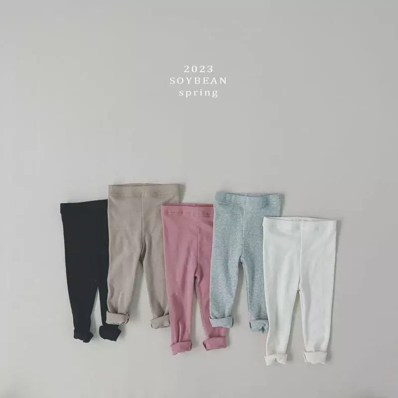 Soybean - Korean Children Fashion - #discoveringself - Basic Leggings - 11