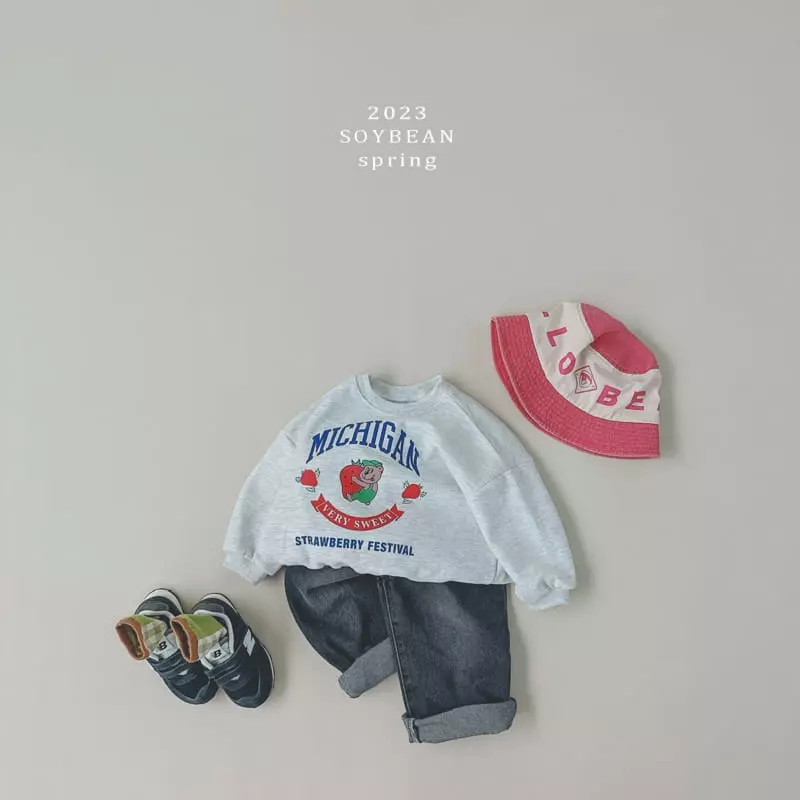Soybean - Korean Children Fashion - #fashionkids - Vintage Wide Jeans - 2