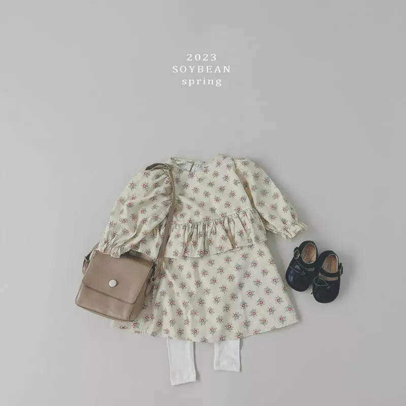 Soybean - Korean Children Fashion - #kidsshorts - French Frill One-piece - 6