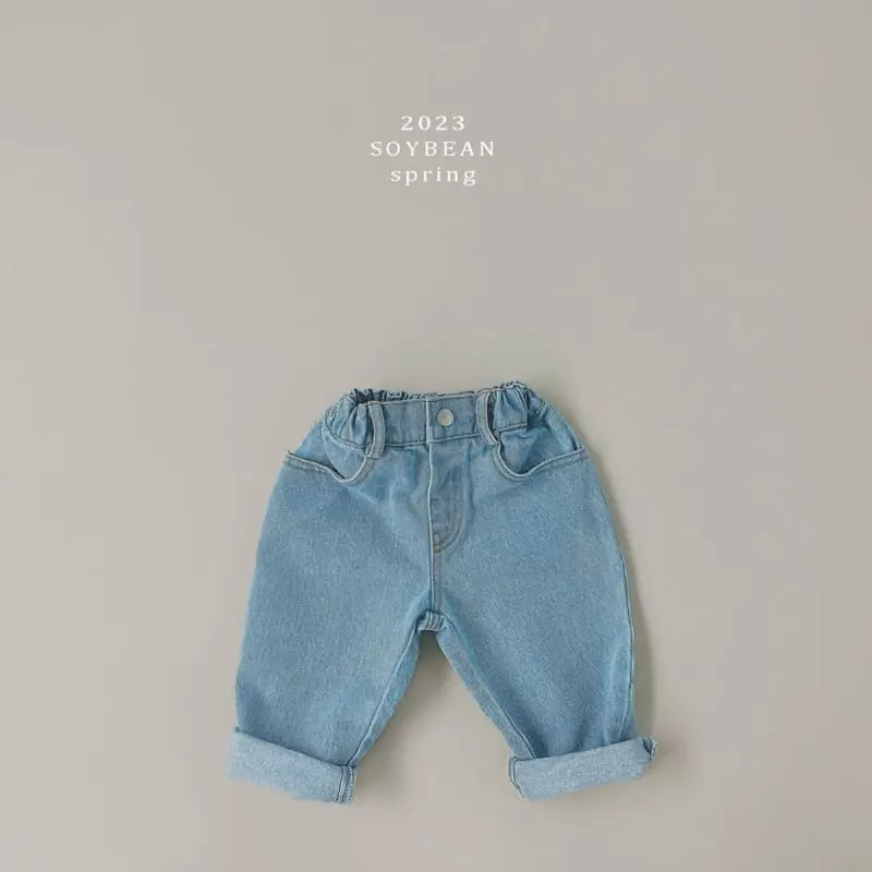 Soybean - Korean Children Fashion - #kidsshorts - Daily Basic Jeans - 7