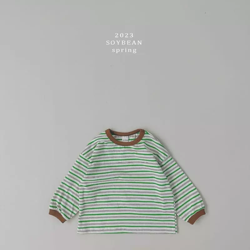 Soybean - Korean Children Fashion - #kidsstore - Street Stripes Tee - 6