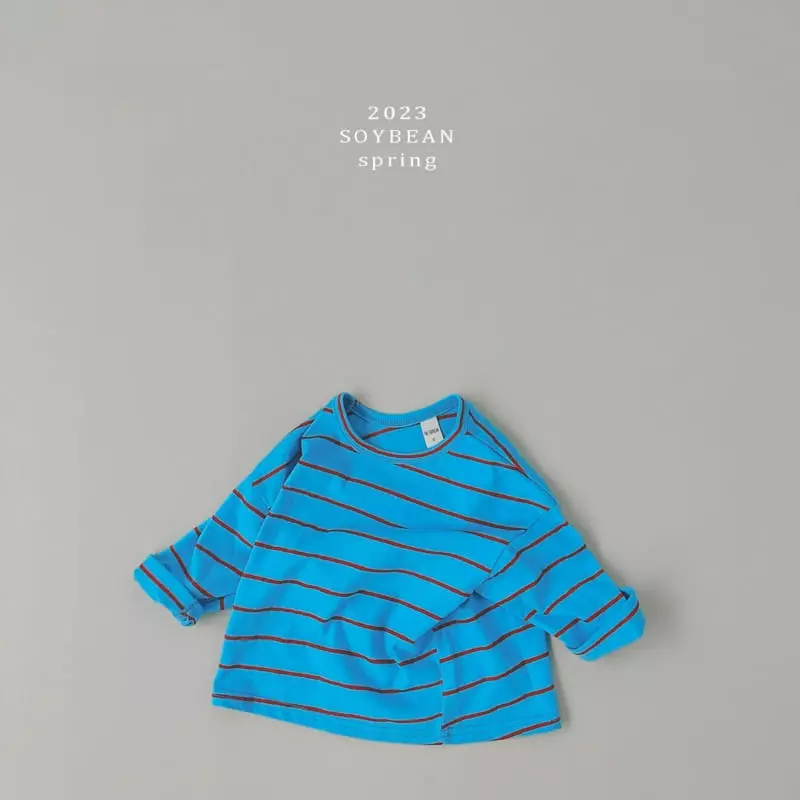 Soybean - Korean Children Fashion - #kidsstore - Stripes Loose Tee - 7