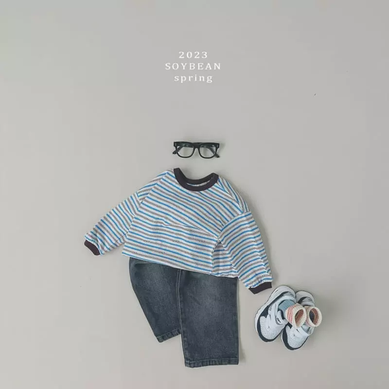 Soybean - Korean Children Fashion - #kidsshorts - Vintage Wide Jeans - 4