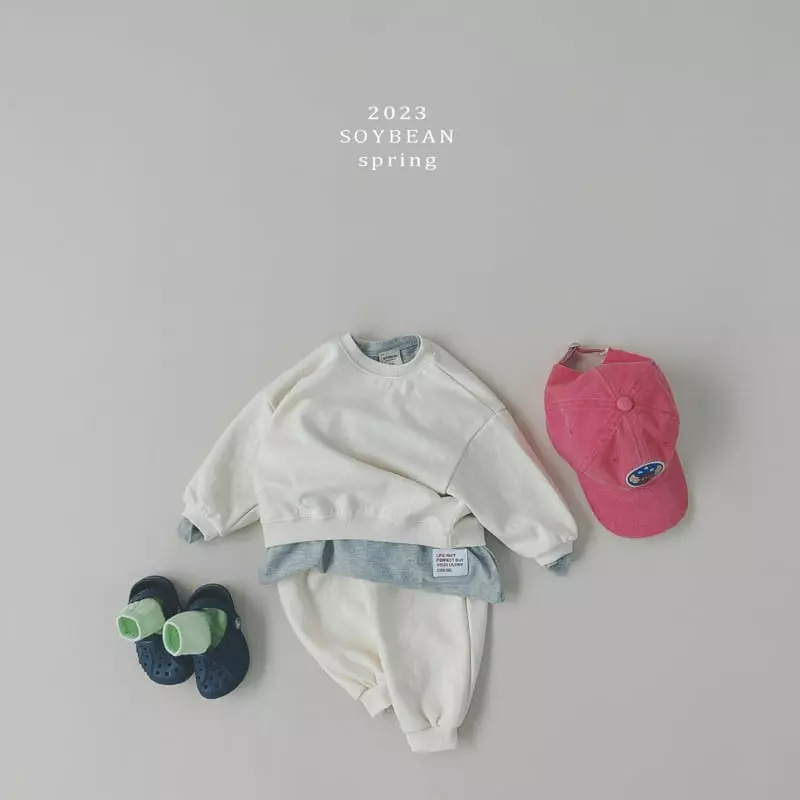 Soybean - Korean Children Fashion - #kidzfashiontrend - Spring Rolly Pop Top Bottom Set - 8