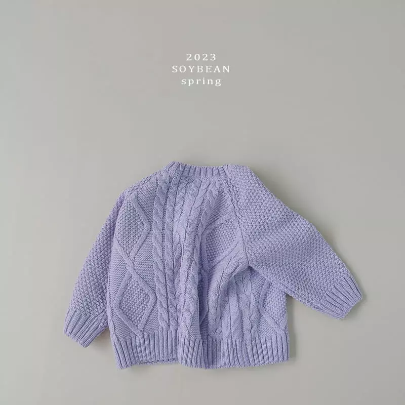 Soybean - Korean Children Fashion - #littlefashionista - French Knit Cardigan - 9