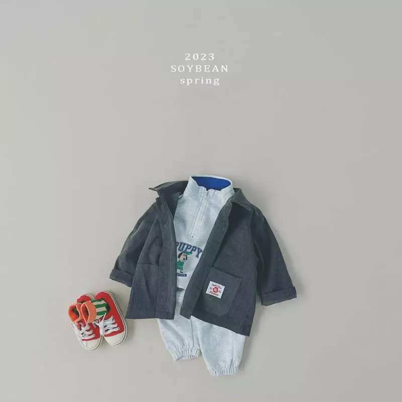 Soybean - Korean Children Fashion - #littlefashionista - Flwoer Bear Spring Field Jacket - 5