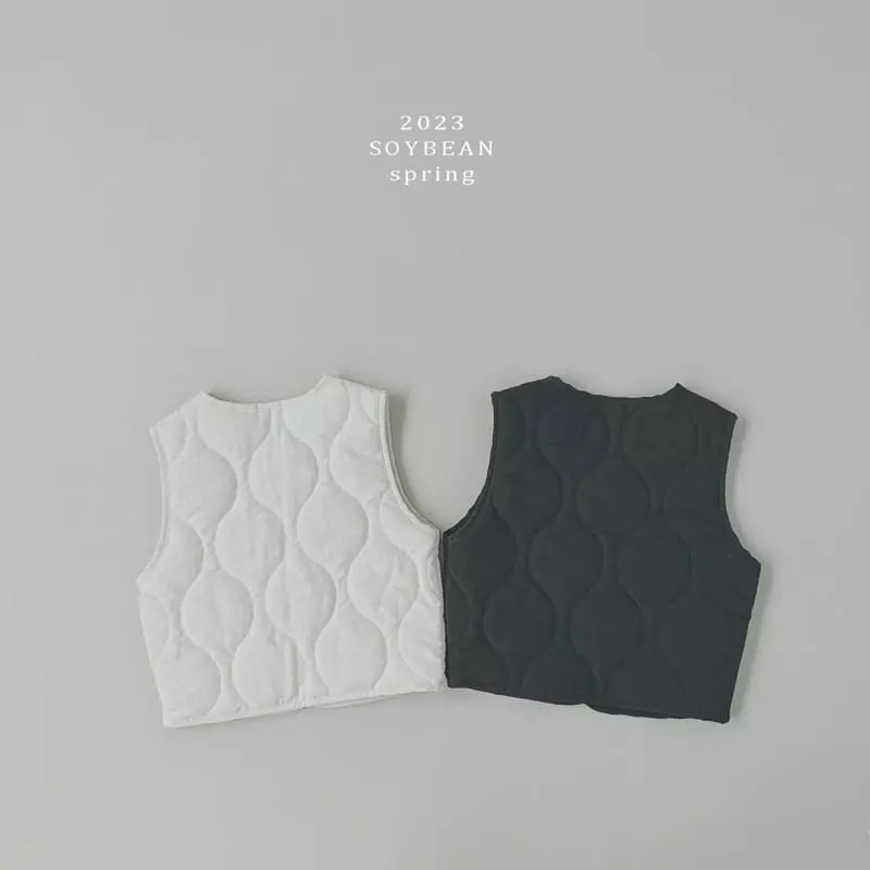 Soybean - Korean Children Fashion - #littlefashionista - Bear Quilting Vest - 6