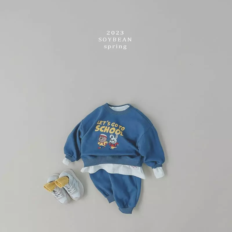 Soybean - Korean Children Fashion - #magicofchildhood - Let's Go Top Bottom Set - 3