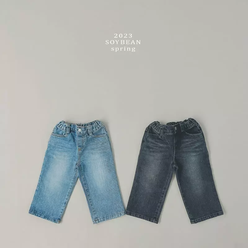 Soybean - Korean Children Fashion - #magicofchildhood - Vintage Wide Jeans - 8