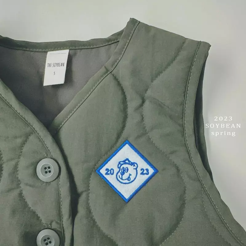 Soybean - Korean Children Fashion - #magicofchildhood - Bear Quilting Vest - 7